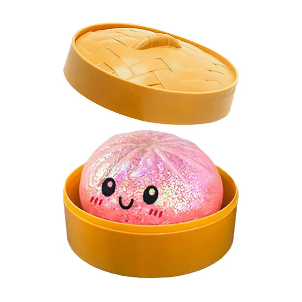 Glitzer-Dumpling Squishy Anti-Stress – Set mit 1 bis 12 Stück