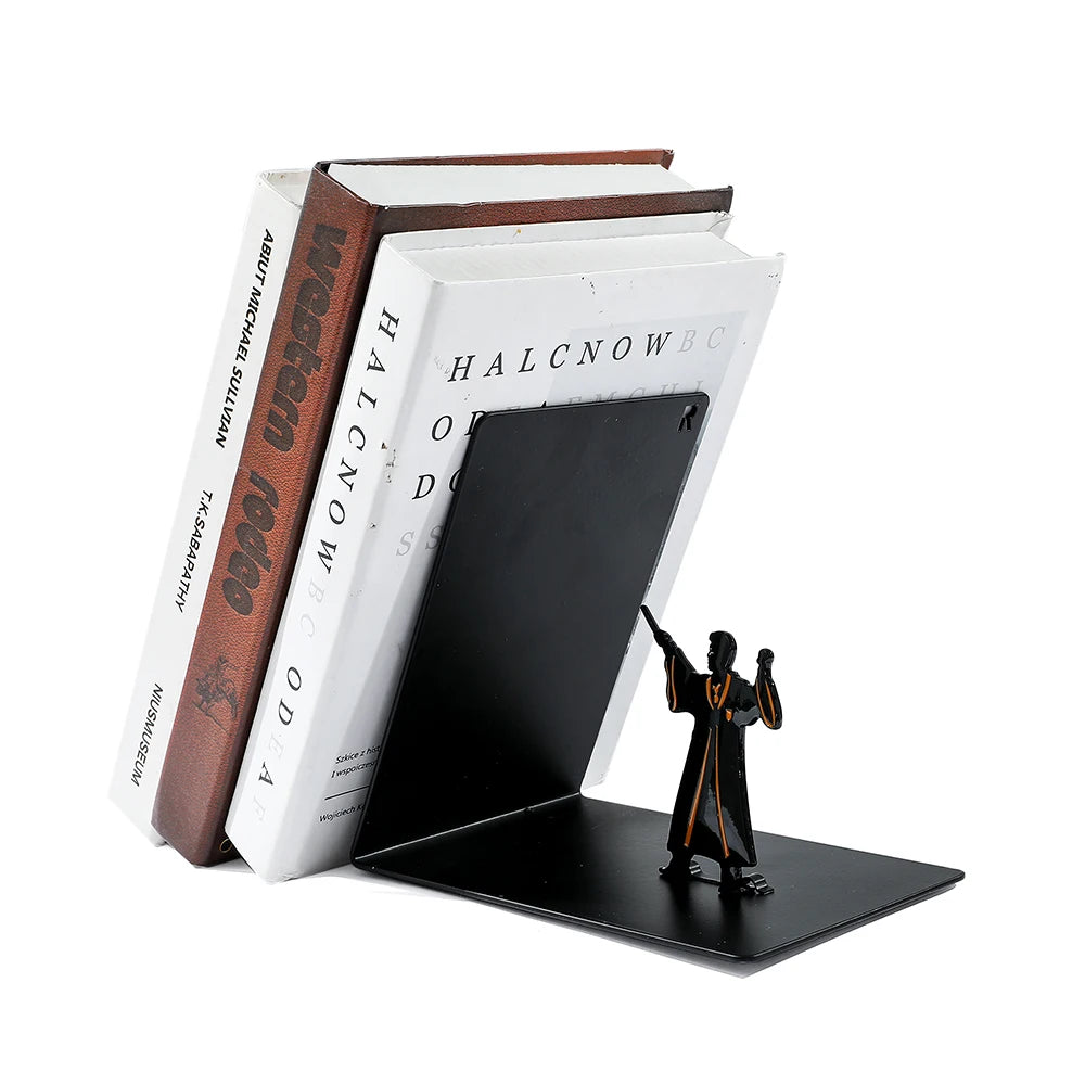 Serre-livres en métal robuste Harry Potter, pour bureau, bureau d'étudiants, décoration de maison, super cadeau, ornement de bureau