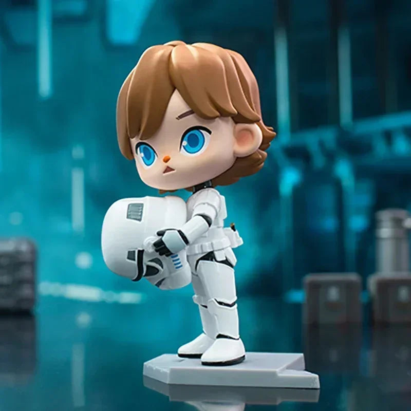 POP MART Star Wars série boîte aveugle devinez sac boîte mystère jouets poupée mignon Anime Figure ornements cadeau