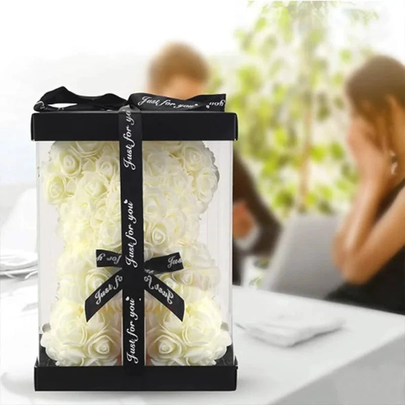 Rose Bear – Artificial Foam Rose Bear