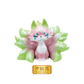 Figurine Renard à Neuf Queues Flower Bud – Série Four Seasons