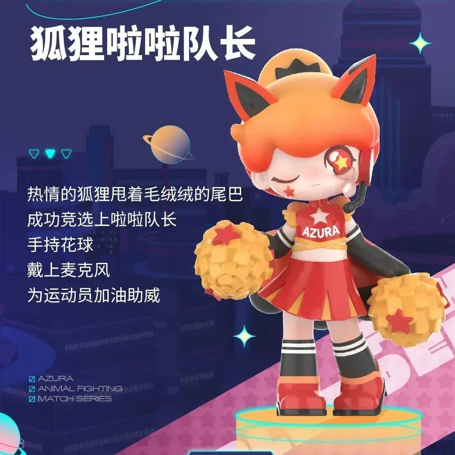 Pop Mart véritable Azura série de sport animale boîte aveugle boîte mystère originale jouets poupée mignon Anime…