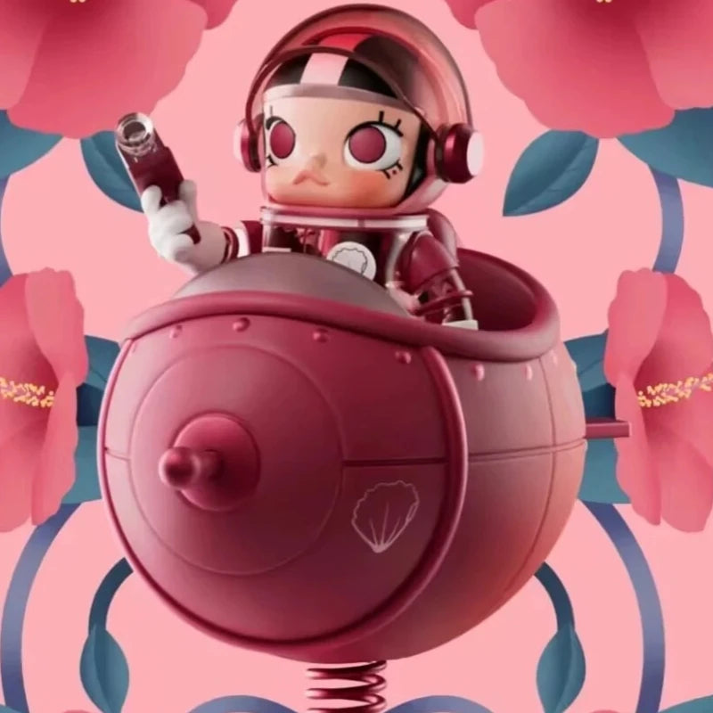 Pop Mart – Mega Space Molly 100% Blossom Series – Limitierte Figur 11 cm