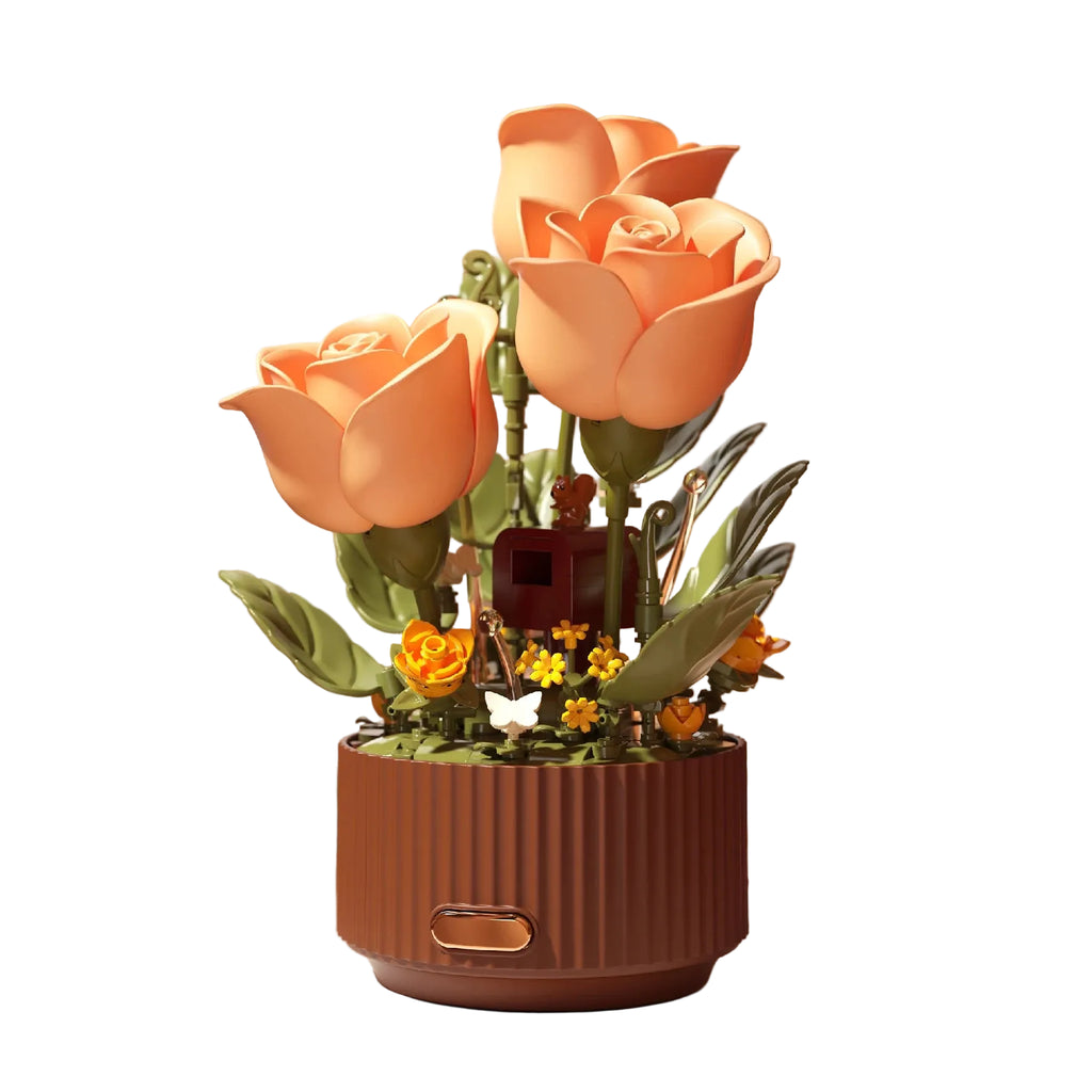 Bouquet de Roses – Kit de Construction 255 Pièces