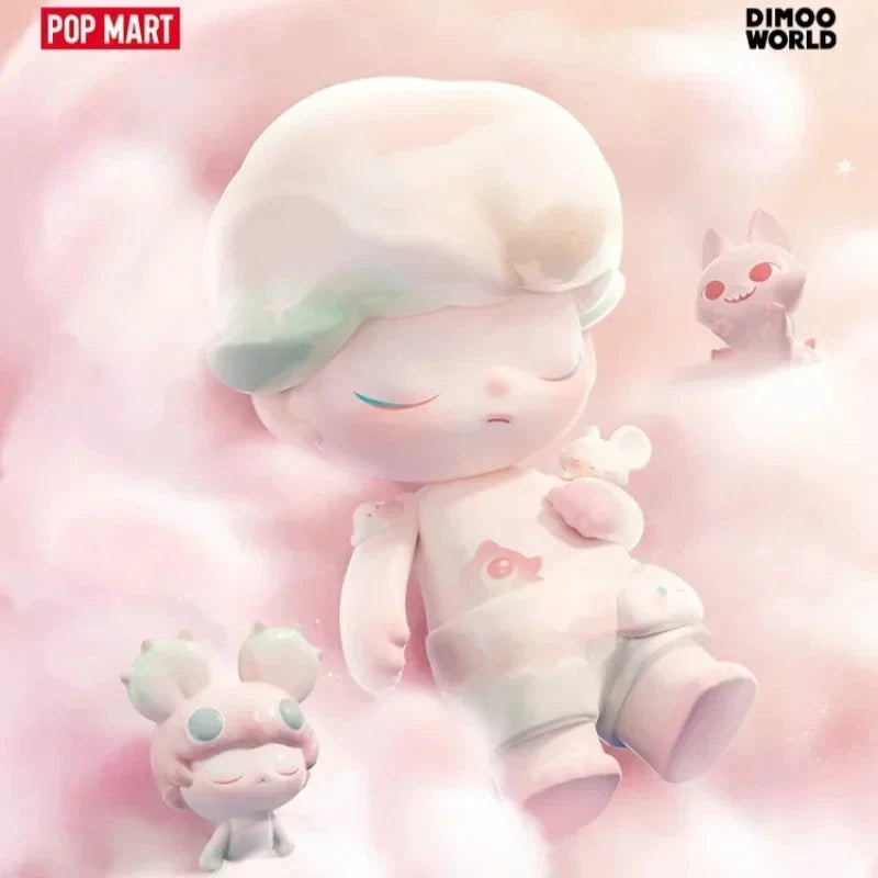 POP MART MEGA JUST DIMOO 400% Born by Dreams Serie Blindbox Guess Bag Schreibtischdekoration Niedliches Modell Geschenk Mädchenspielzeug Anime