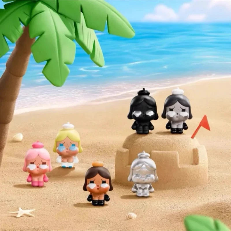 POP MART Crybaby Popbean Coconut King & Coconut Green Hanging Card