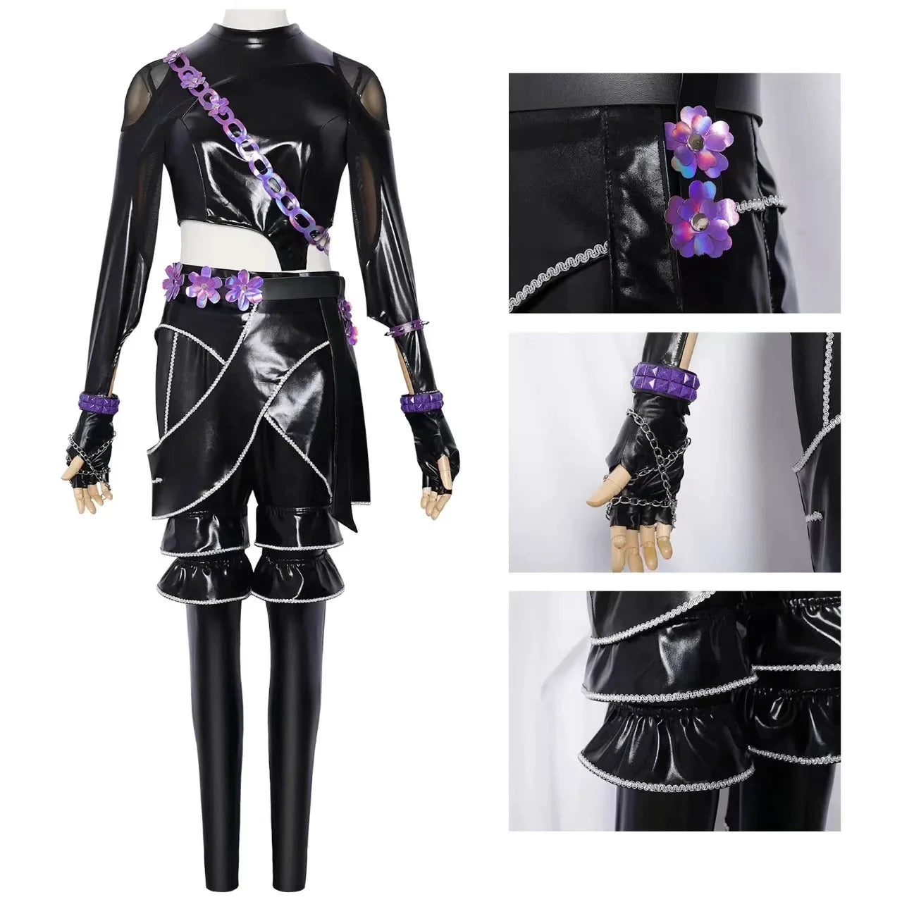 Costume Cosplay Demon Hunter Rumi – K-Pop Demon Hunters