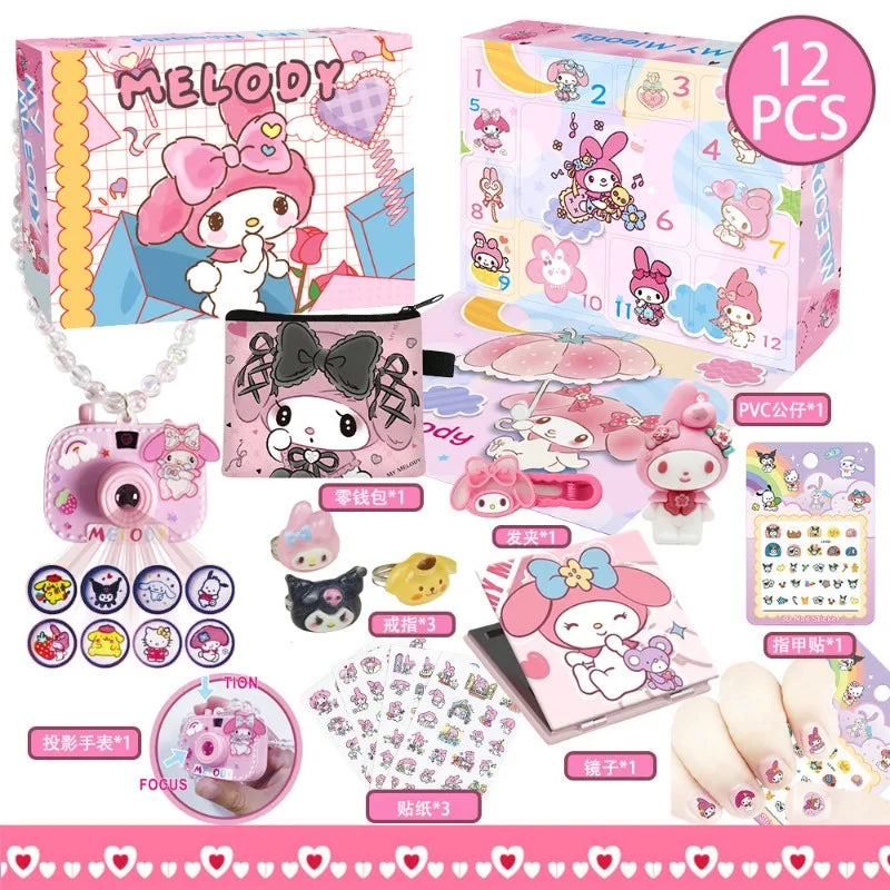 MINISO Hello Kitty Kuromi Calendrier de l’Avent Anime 24 Jours