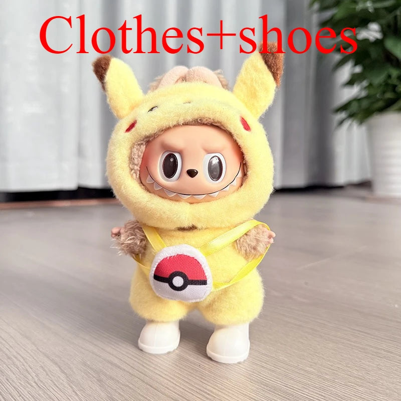 Labubu Kostümset, vier Stile, Pikachu-Maßstab 1 von 12