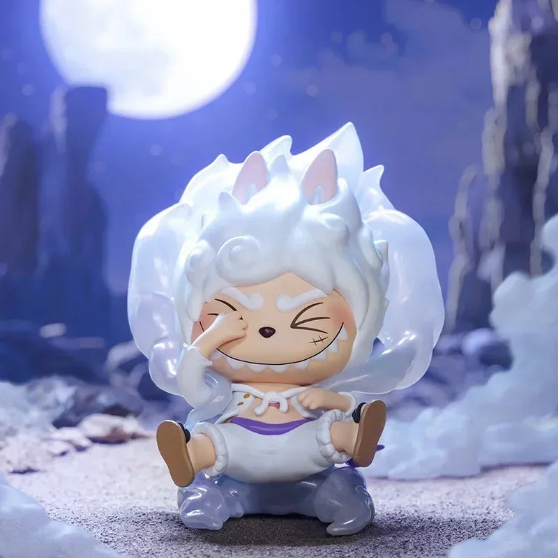 POP MART THE MONSTERS X une pièce série boîte aveugle jouets Kawaii Anime figurine Surprise boîte mystère poupées filles cadeau