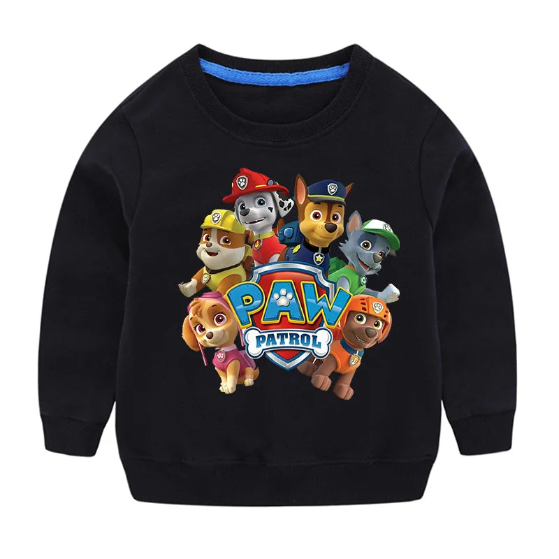 Sweat-shirt à capuche pour Sport, mignon, Paw Patrol, décontracté, dessin animé Paw Patrol, Patchwork, pull, automne, vêtements de Sport, cadeaux d'anniversaire, 2024