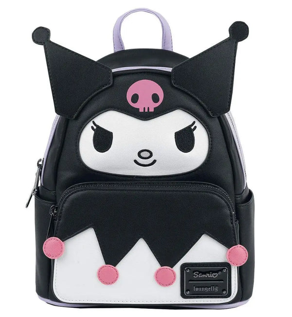 Kuromi Rucksack mit Doppeltrageriemen – Kawaii Schultasche