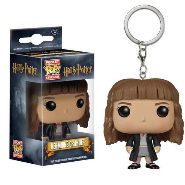 Funko POP-Porte-clés figurine d'action, poupées modèles, Dementor, Hermione, Luna, Lovegood, Dobby, Snape, Ron, Ginny, Magic School, Fawkasultraviolet