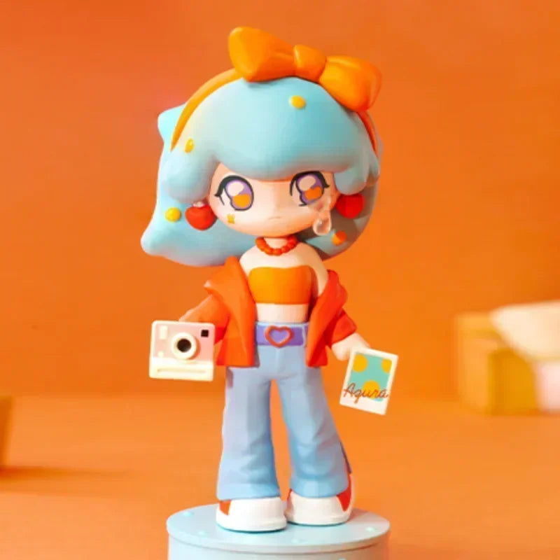 POP MART AZURA – série de garde-robe, boîte aveugle, boîte mystère, sac de devinettes, jouets poupée, figurine d'anime…