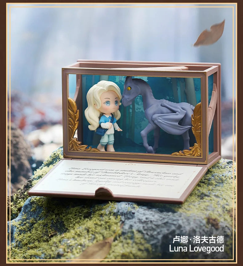 POPMART Harry Potter Poudlard série biographique boîte aveugle devinez sac jouets originaux poupée mignon Anime Figure ornements cadeau