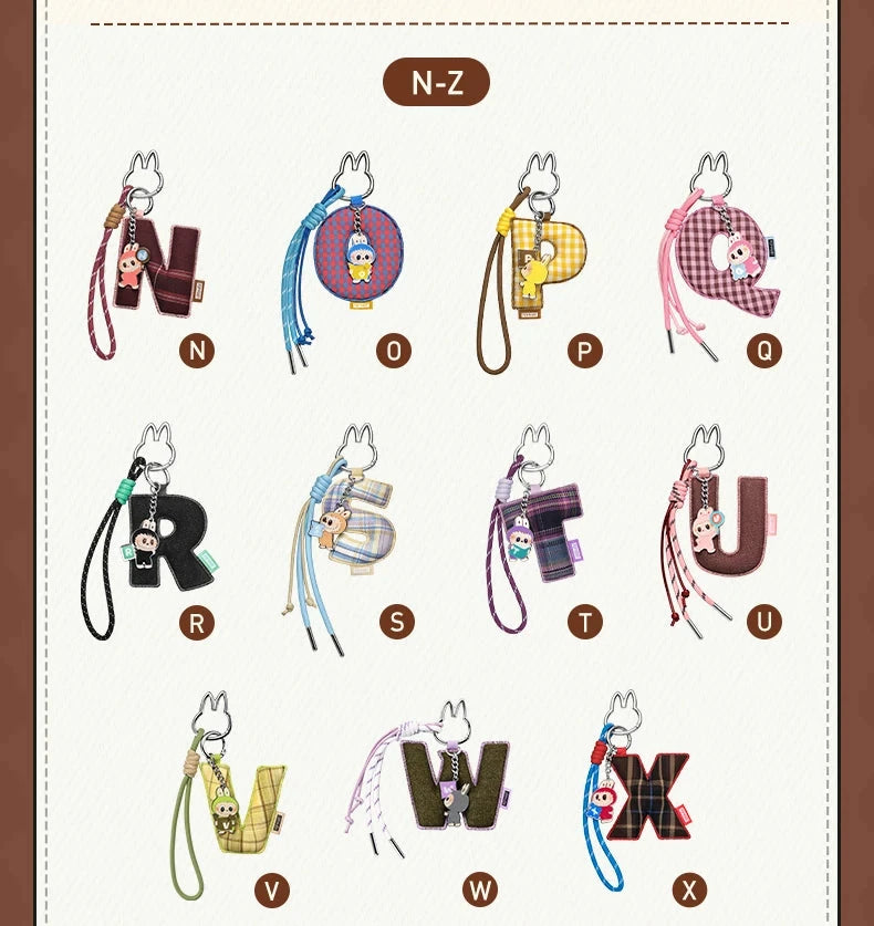 POPMART Monsters Brooch for Love Series Letter Pendant Blind Box Guess Bag Mystery Box Toys Doll Anime Figure Ornaments Gift