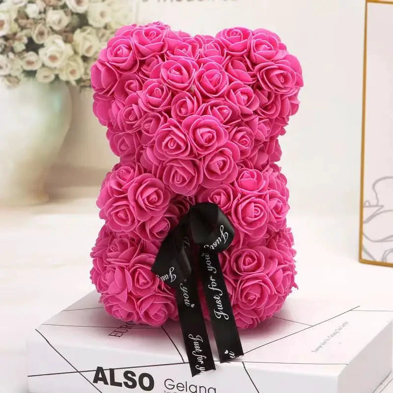 Rose Bear – Artificial Foam Rose Bear