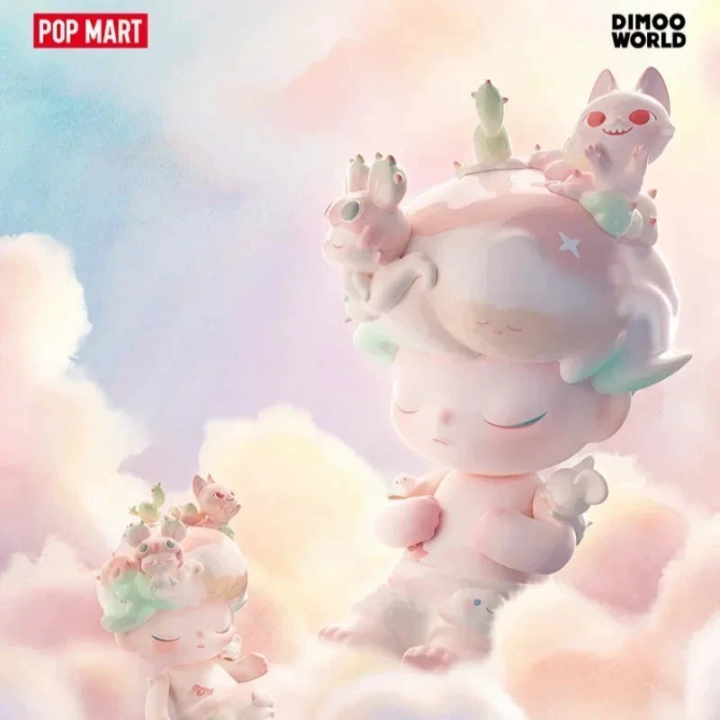 POP MART MEGA JUST DIMOO 400% Born by Dreams Serie Blindbox Guess Bag Schreibtischdekoration Niedliches Modell Geschenk Mädchenspielzeug Anime
