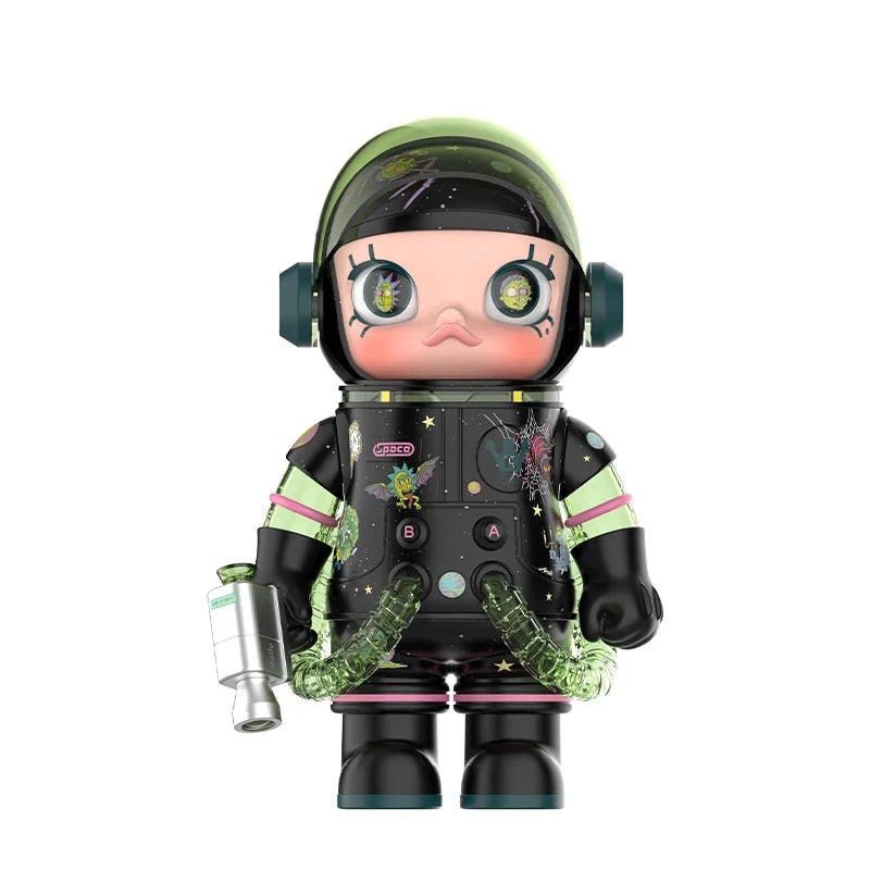 POP MART MEGA SPACE MOLLY 400% Rick and Morty Serie Blind Box Guess Bag Spielzeug Niedliche Puppe Anime Figur Ornamente Geschenk Kollektion