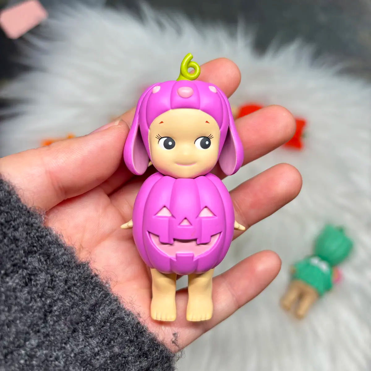 Figurine Sonny Angel Mini, série Pumpkin Patch, boîte mystère, Halloween 2025, lapin aux oreilles tombantes,…