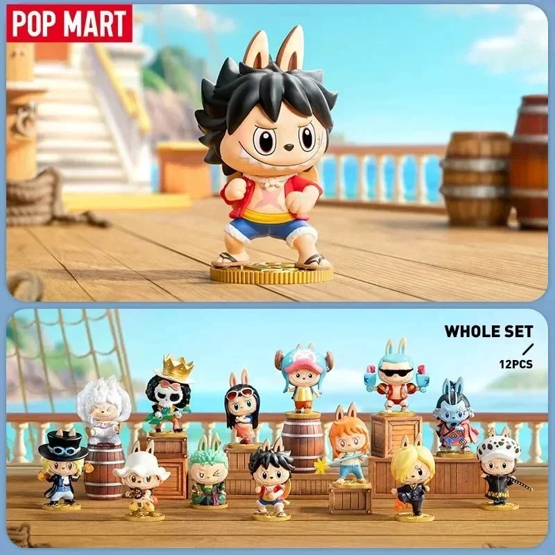 POP MART THE MONSTERS X One Piece Series Blind Box Toys Kawaii Anime Figure Surprise Mystery Box Dolls Girls Gift