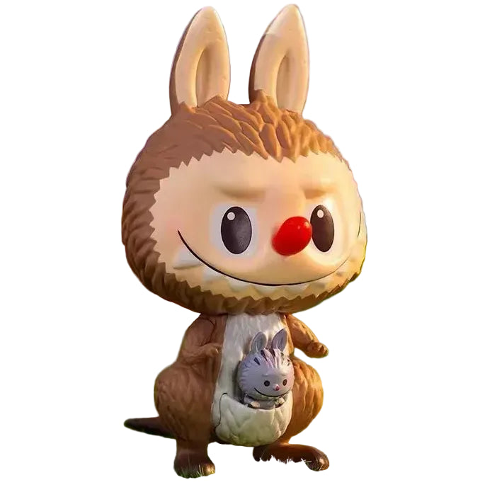 POP MART LABUBU les monstres série animaux boîte aveugle boîte mystère devinez sac jouets poupée Anime Figure…