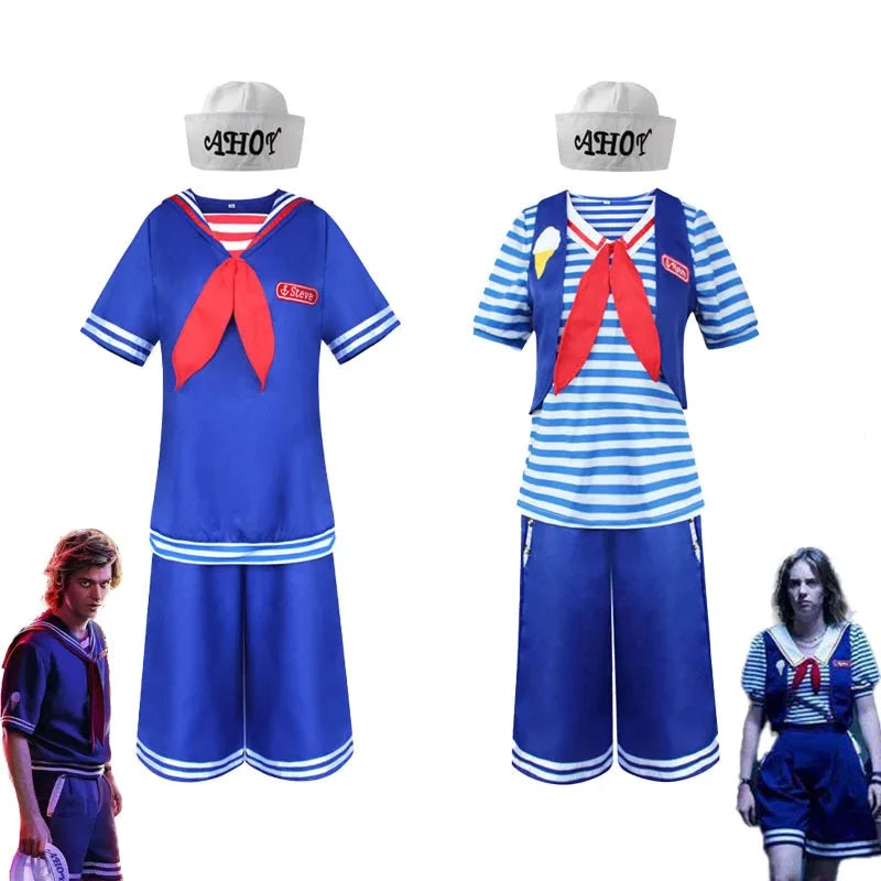 Costume Cosplay Scoops Ahoy – Steve Harrington & Robin Buckley