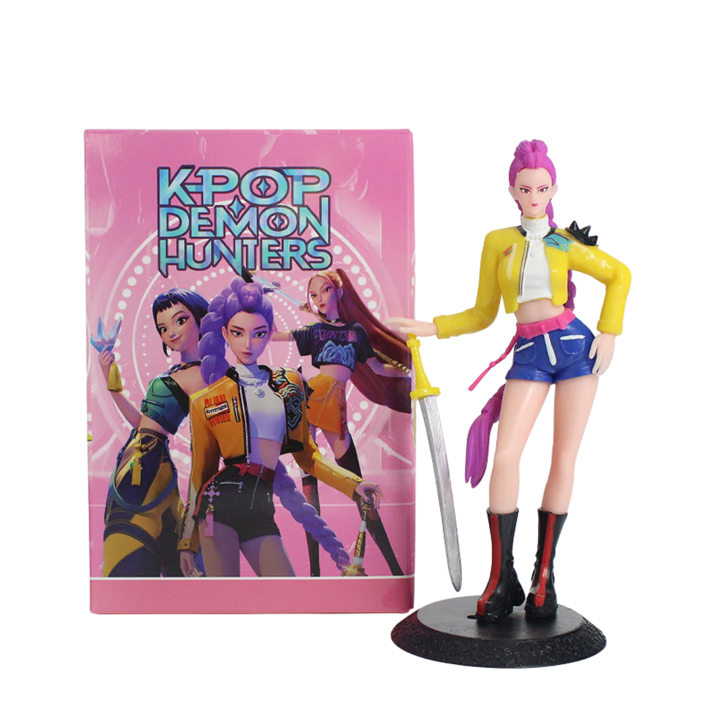 Figurines de chasseurs de démons Kpop, figurines Huntrix, jouet Derpys Tiger Rumi Brainrot, ornement, tendance 2026