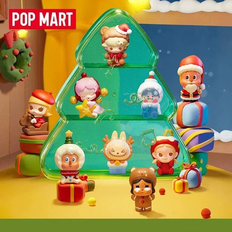 POP MART POP BEAN livraison de noël dans la série Progress boîte aveugle sac de devinettes boîte mystère jouets poupée…