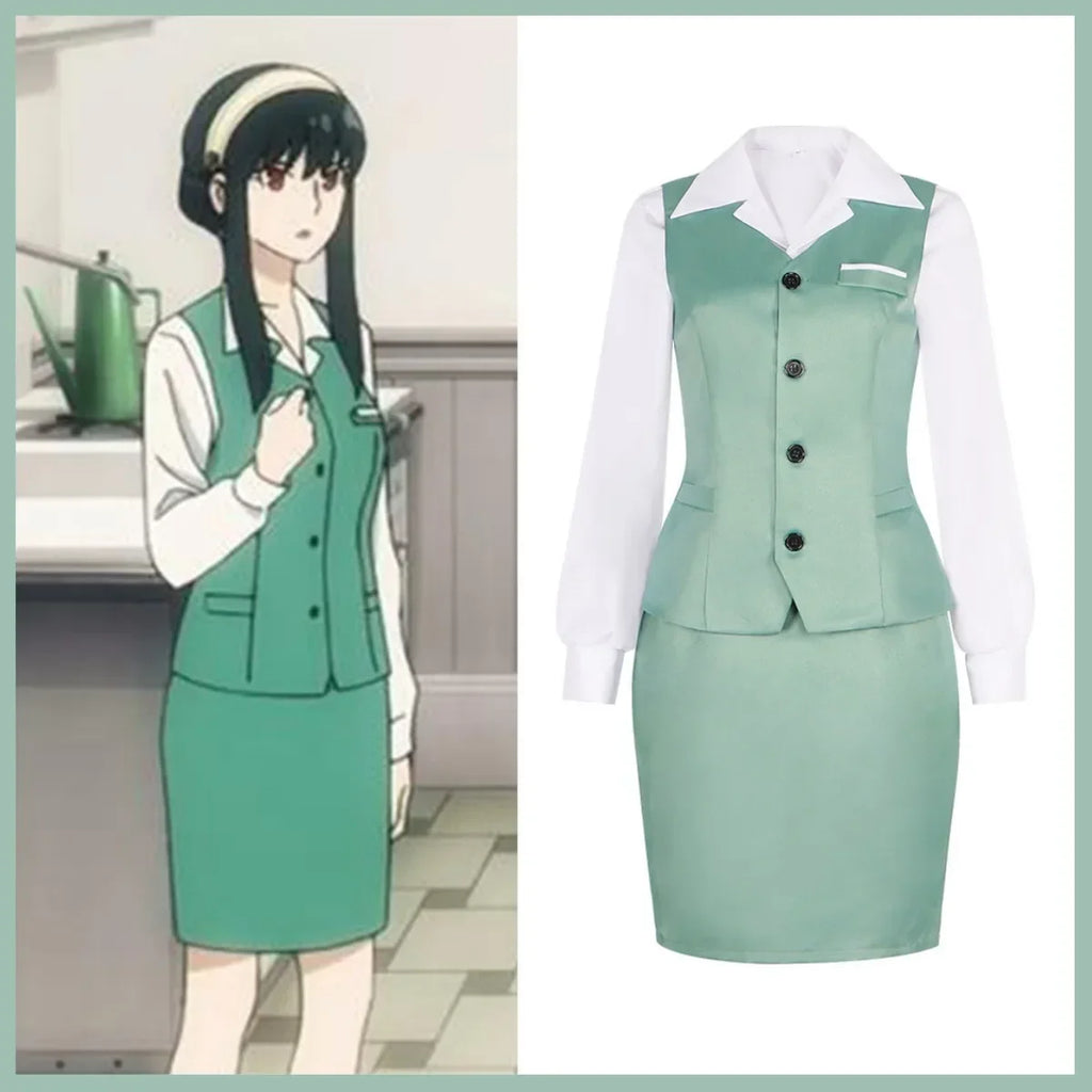 Yor Forger Cosplay-Kostüm – SPY×FAMILY – Outfit und Perücke