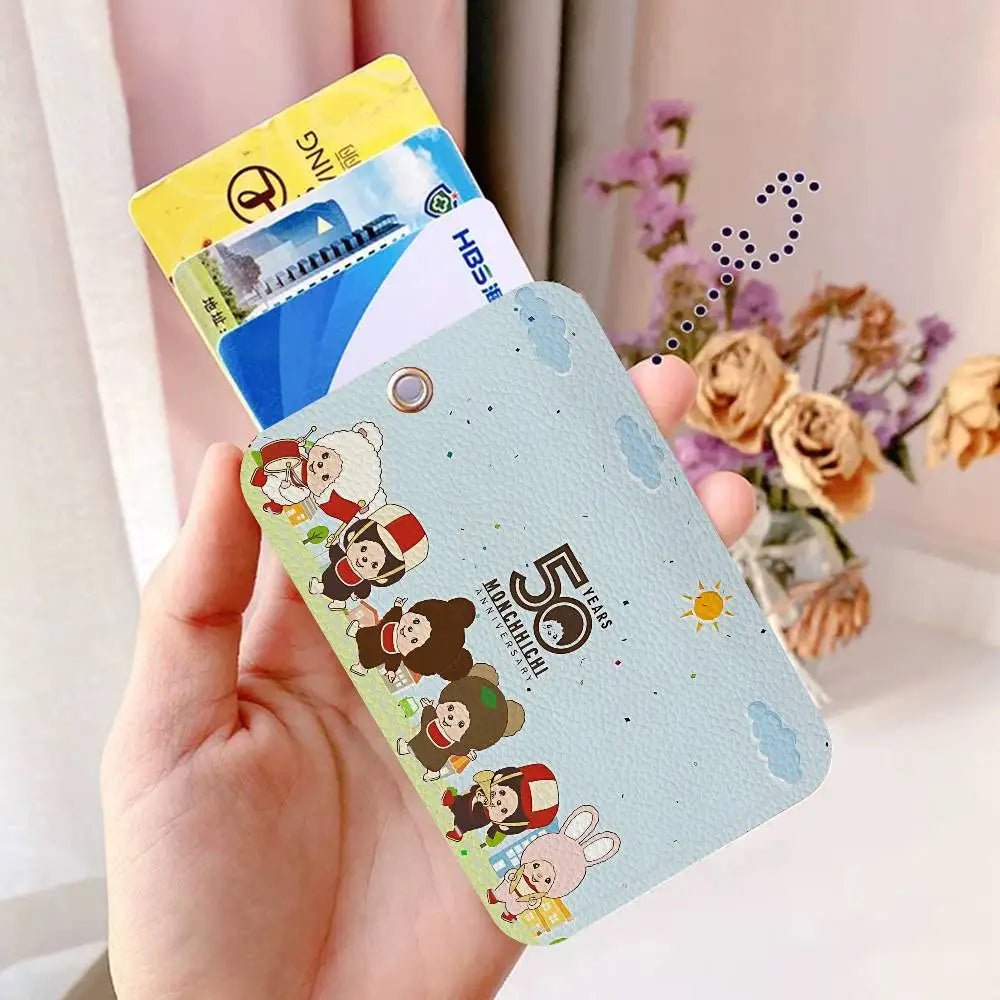 Monchhichi Porte-cartes avec Porte-clés