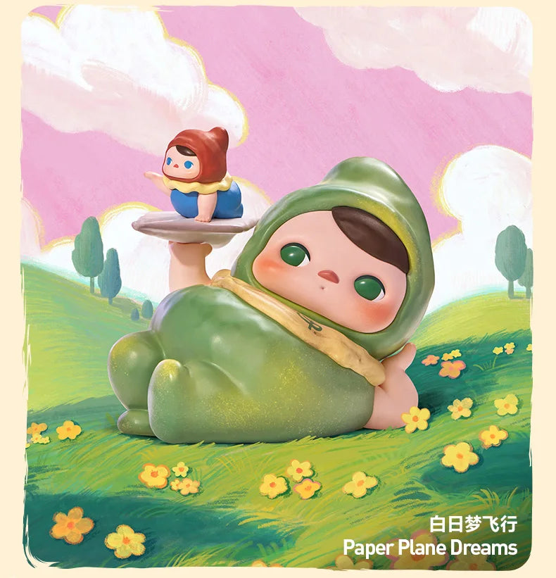 POP MART main dans la main série boîte aveugle jouets Kawaii Anime figurine Surprise boîte mystère poupées filles cadeau