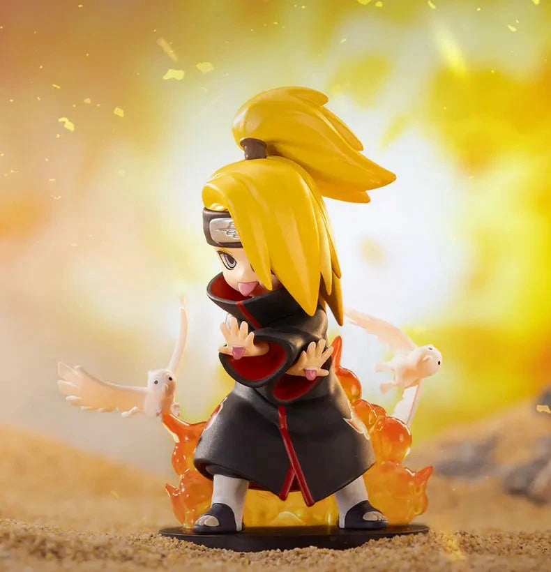 Pop Mart Figurine PVC Naruto Shippuden Akatsuki Arc Boîte Aveugle