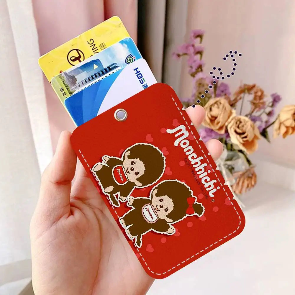 Monchhichi Porte-cartes avec Porte-clés