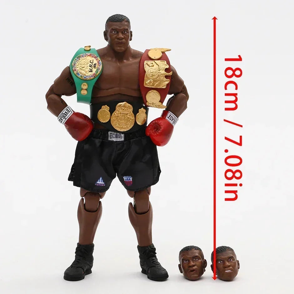 Boxer Champion Ali figurine ornements de bureau poupée 18 cm PVC Cassius Marcellus Clay Jr figurines Collection modèle mobile jouets
