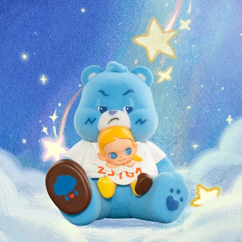 POPMART CareBears x Zsiga série boîte aveugle devinez sac décoration de bureau modèle mignon cadeau fille sac aveugle jouets Figure d'anime