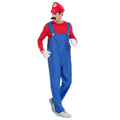 Kostüm im Super Mario-Stil – Set für Herren (Erwachsene)