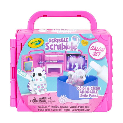 Crayola Washimals Beauty Salon Mallette Collection Avec Animaux À Colorier Édition Limitée Prestige by Crayola