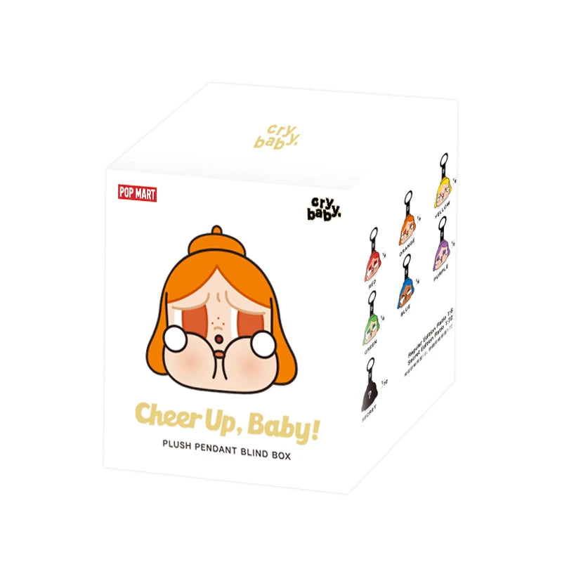 Pop Mart – CryBaby Cheer Up, Baby! – Peluche Pendentif Blind Box