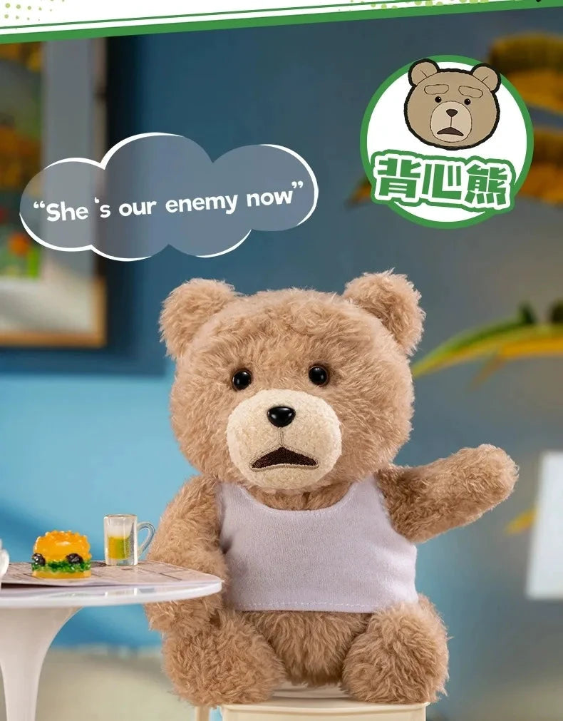 MINISO Peluche Ted2 Édition Boîte Mystère Velours Édition Limitée Pour Collectionneurs by Mon Labubu