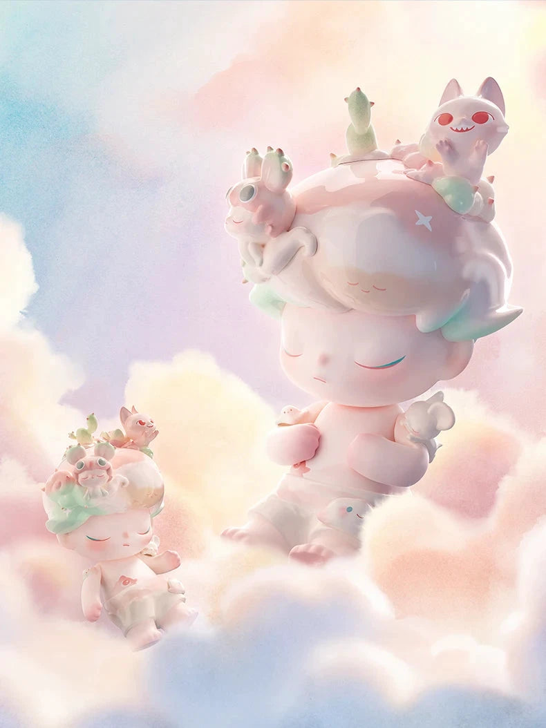 POP MART MEGA JUST DIMOO 400% Born by Dreams Serie Blindbox Guess Bag Schreibtischdekoration Niedliches Modell Geschenk Mädchenspielzeug Anime