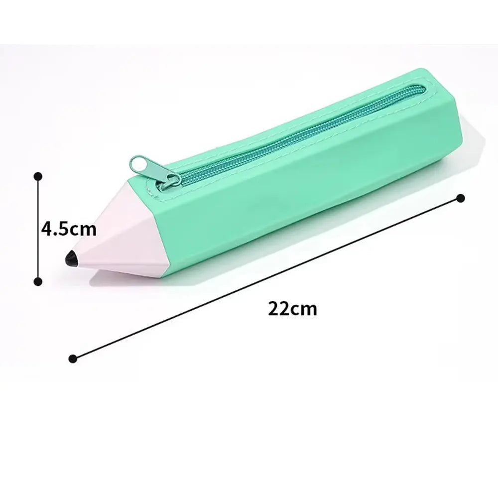 Kawaii Bleistift-Silikon-Federmäppchen – Große Kapazität