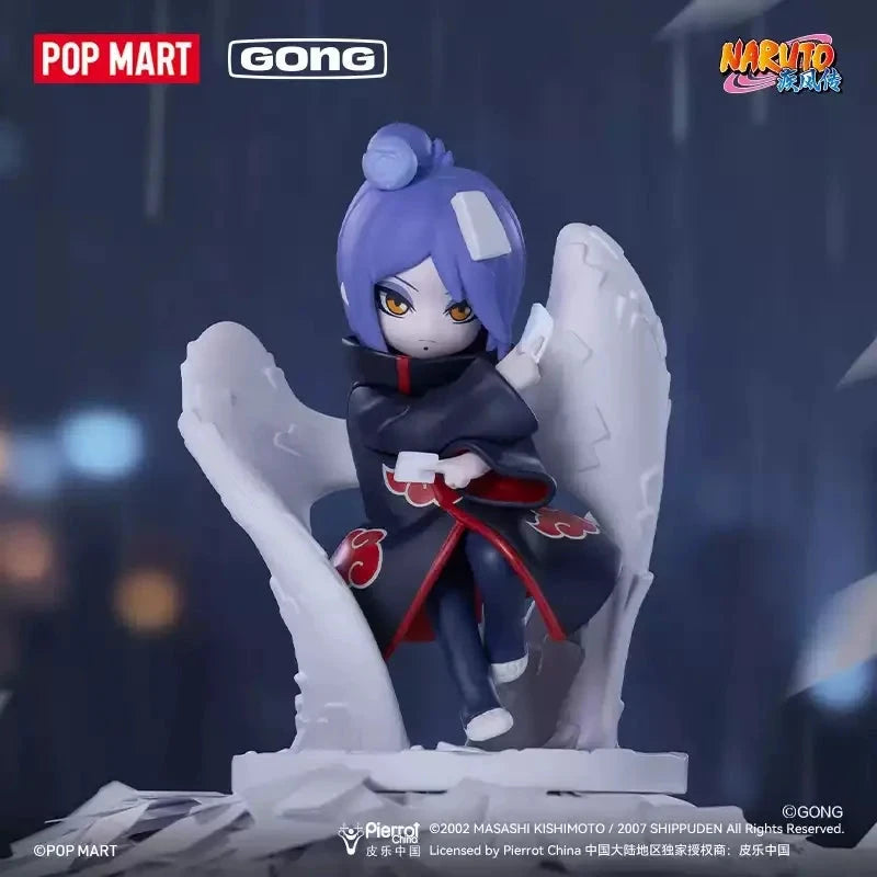 Pop Mart Figurine PVC Naruto Shippuden Akatsuki Arc Boîte Aveugle