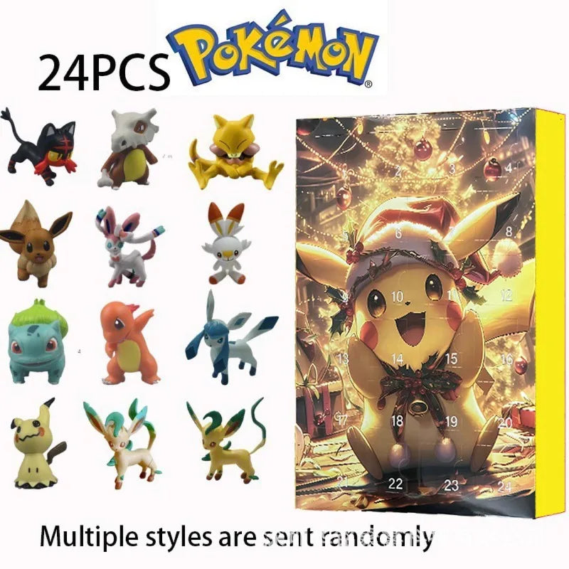 Bandai Calendrier Avent Pokémon 24 Pièces Figurines Pikachu Amis Édition Collector Limitée by Mon Labubu