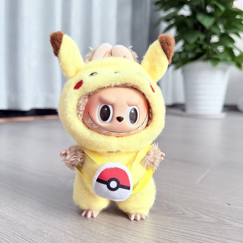 Labubu Kostümset, vier Stile, Pikachu-Maßstab 1 von 12