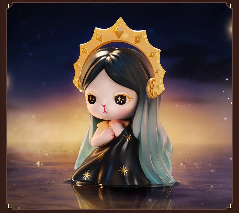 POP MART Mysteriöse Hasen-Tarot-Serie Blindbox Überraschungsbox Guess Bag Spielzeug Niedliche Puppe Anime Figur Schreibtischdekoration Kollektion