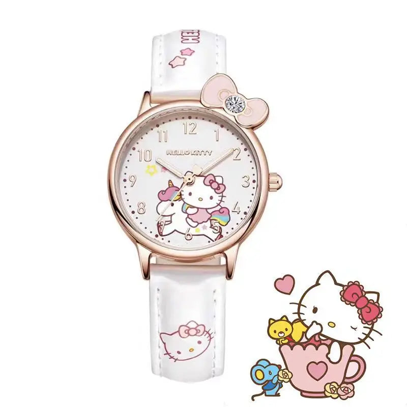 Kawaii Quarzuhr – Hello Kitty, Kuromi & Cinnamoroll