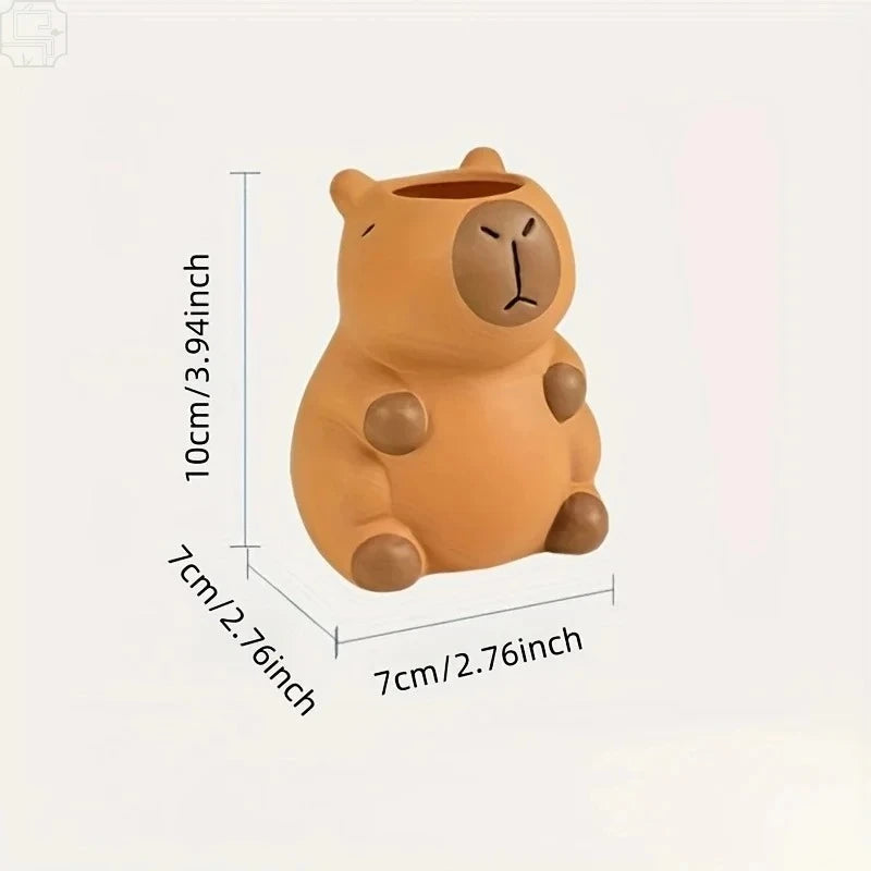 Kawaii Capybara Stifthalter – Schreibtisch-Aufbewahrung