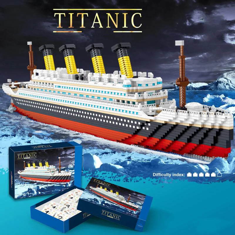 Titanic Croisière Édition Prestige Briques Miniatures Pour Enfants Somptueuse Construction 4 404 Pièces by Mon Labubu