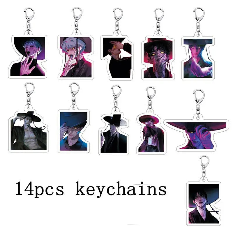 Porte-clés esthétique pour sac Kpop, chasseur de démons, tigre, fournitures de fête, Badge pour Fans, cadeaux de fête